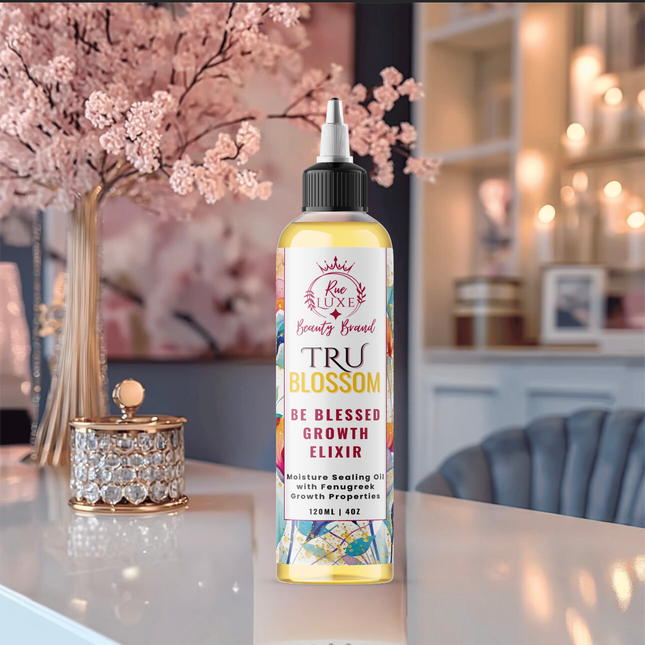 TRU BLOSSOM BE BLESSED GROWTH ELIXER w/ Fenugreek & Rosemary